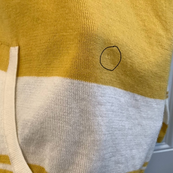 J Crew| Lightweight Striped Sweater 100% Cotton Beachy, Travel, Classic Medium - Picture 9 of 10